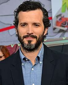Photo of Bret McKenzie at the premiere of Muppets Most Wanted in 2014.
