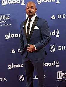 Photo of Brian Michael at 2018 GLAAD Media Awards in NYC