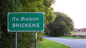 Brickens road sign