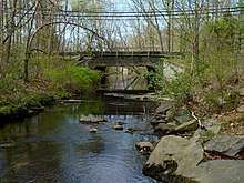 Bridge over Ireland Brook at Riva Avenue