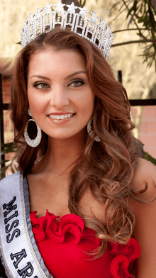 Brittany Brannon, winner of Miss Arizona USA 2011.