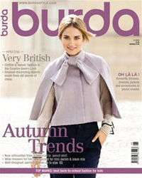 Burda Style magazine cover- August 2009