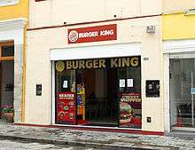 A Burger King located in Mexico.