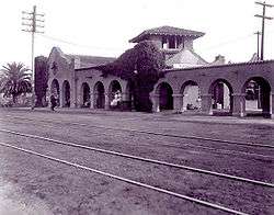 Burlingame station circa 1900