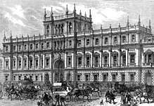 Image of Burlington House, London, in 1873