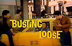 Title card for Busting Loose, 1977
