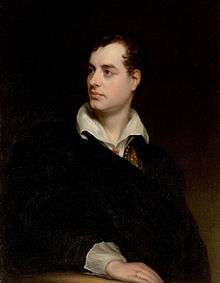 Phillips portrait of Byron (1813)