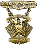 Civilian Marksmanship Program's (CMP) Civilian Excellence-in-Competition (EIC) Rifle Badge (bronze)