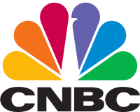 CNBC logo derived from the 1986 NBC Peacock logo