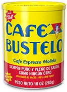 A Café Bustelo coffee can
