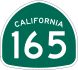 State Route 165 marker