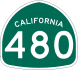 State Route 480 marker