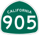 State Route 905 marker