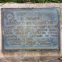 Camino of Rancho San Antonio