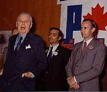 In 1972, with the strong endorsement of former Prime Minister Diefenbaker, Peter Bawden won the liberal stronghold, Calgary South, with one of the biggest landslides in the country.