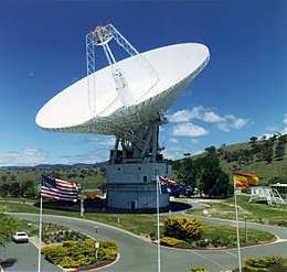 DSS-43 antenna at the Canberra Deep Space Communication Complex