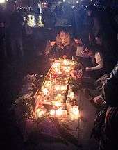 Candlelit vigil in Trafalgar Square 23 March