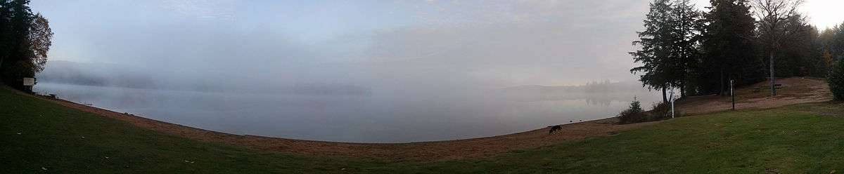 Canisbay Lake during sunrise, autumn 2014.