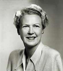 Black and white photograph of Caroline Brady