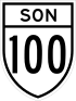 Sonora State Highway 100 shield