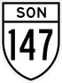 Sonora State Highway 147 shield