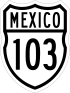 Federal Highway 103 shield
