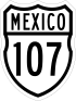 Federal Highway 107 shield