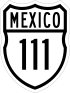 Federal Highway 111 shield