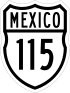 Federal Highway 115 shield