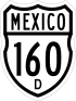 Federal Highway 160D shield