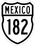 Federal Highway 182 shield