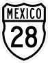 Federal Highway 28 shield