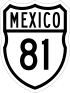 Federal Highway 81 shield