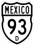 Federal Highway 93D shield