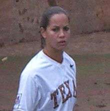 Cat Osterman competing in a softball tournament in 2006