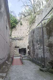 Entrance to Catacombs of San Gennaro