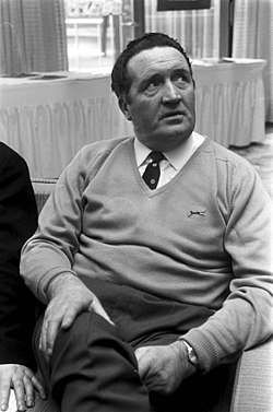 Photograph taken of Jock Stein in the early 1970s
