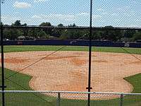 Center field from grandstands at Husky Field - Softball