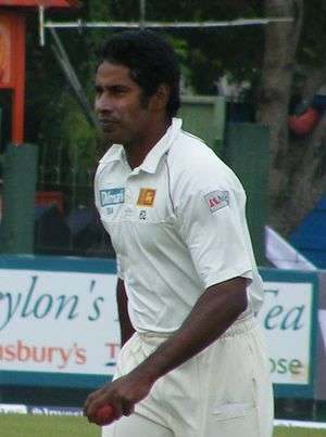 Sri Lanka fast-bowler Chaminda Vaas.