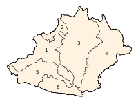 Chanchamayo districts numbered