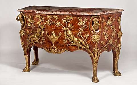 Charles Cressent, Chest of drawers, c. 1730