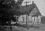 Charlotteville Methodist Church; erected 1856 and demolished 1962