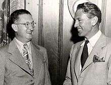 Charles E. "Chick" Lewis and Gary Cooper