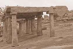 Pillars at Chikkajala Temple