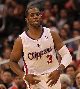 Chris Paul playing for the Los Angeles Clippers in 2013