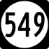 Highway 549 marker