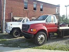 Class 6 2002 Ford F-650 in front. 1989 Ford F-600 in back.F-650 GVWR:26,000. F-600 GVWR:20,200