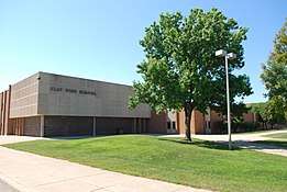 Picture of the front of Clay High School.