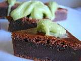 cocoa–avocado brownies