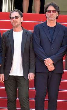 Picture of the Coen Brothers at the 2001 Cannes Film Festival.